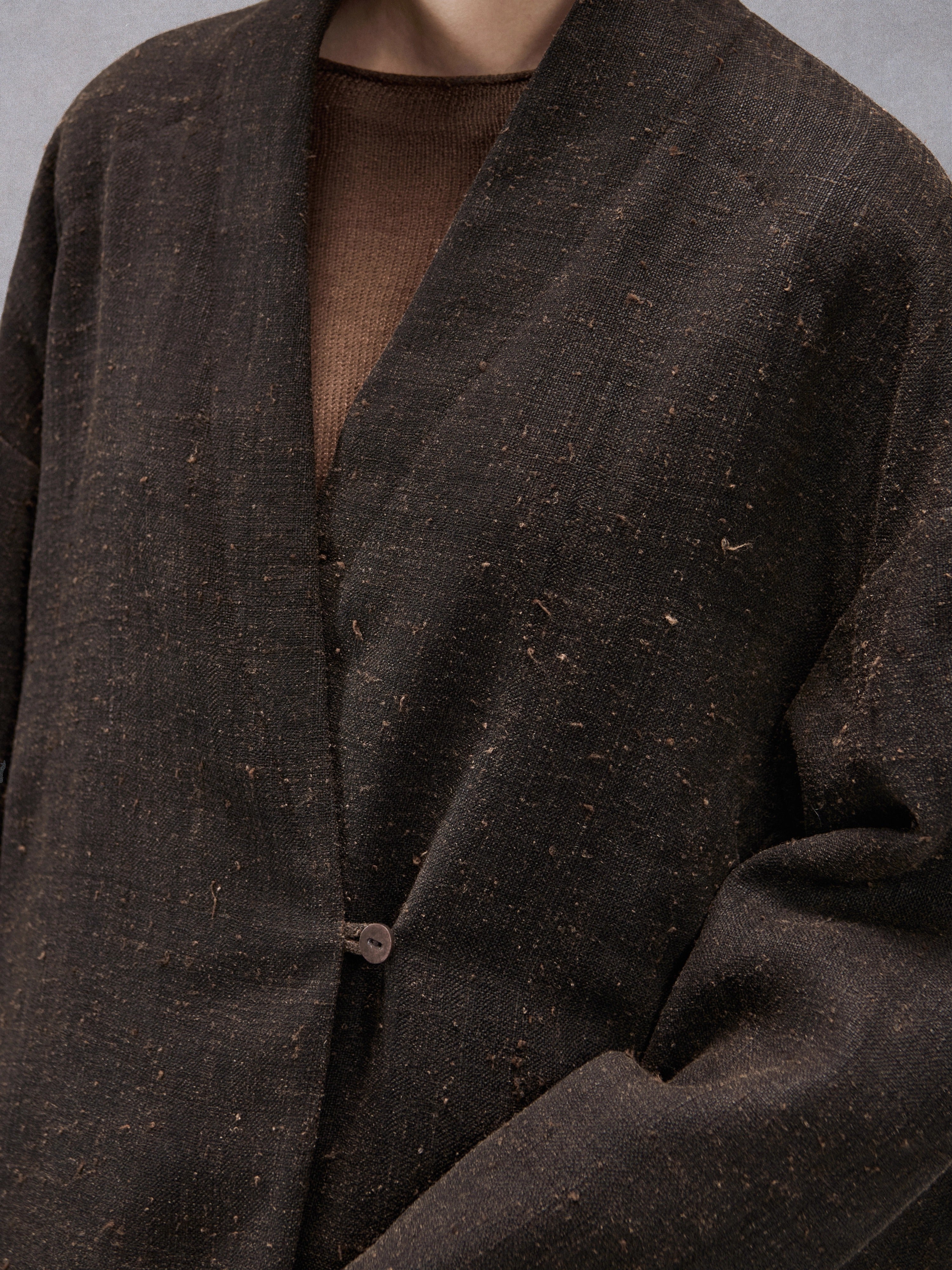 MTYSJ - ZEN style Tussah silk winter coat