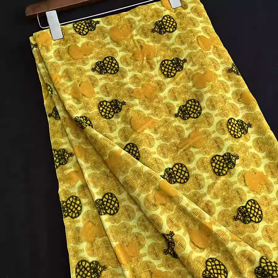 XYYHSR030 - Print Silk Velvet Fabric, 140cm wide by the Yard