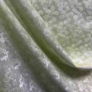 XYLN013 - Leno silk fabric, light yellow, 25 momme 114cm wide by the yard