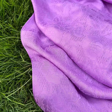 XYLN021- Leno silk fabric, purple, 114cm wide by the yard