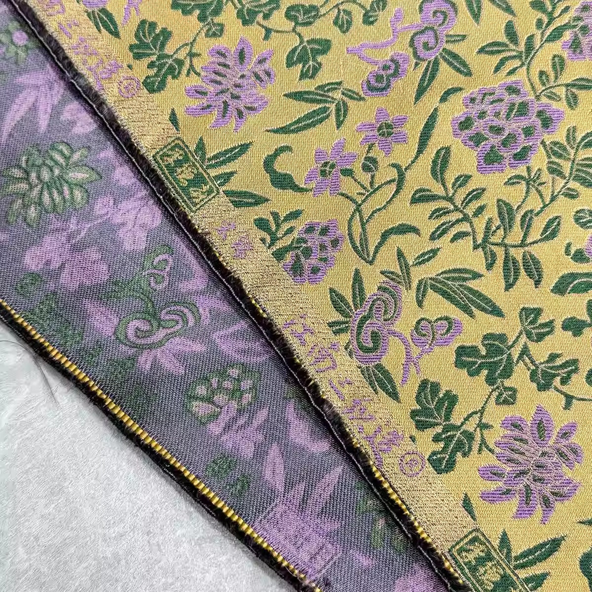 XYLDXSJ015 - Song Brocade 李德喜宋锦, 38 momme 70cm wide by the yard