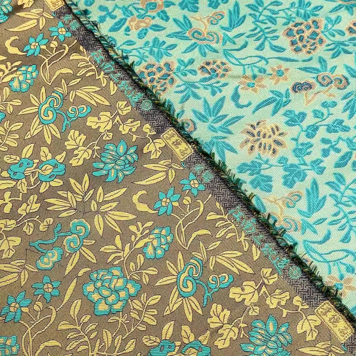 XYLDXSJ016 - Song Brocade 李德喜宋锦, 38 momme 70cm wide by the yard