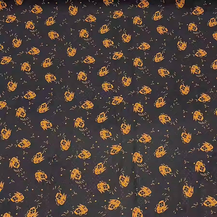 XYHYS 小兔花- Jacquard HUALUO Hongyunsha silk fabric, 25 momme openwork texthture, 110cm by e Yard