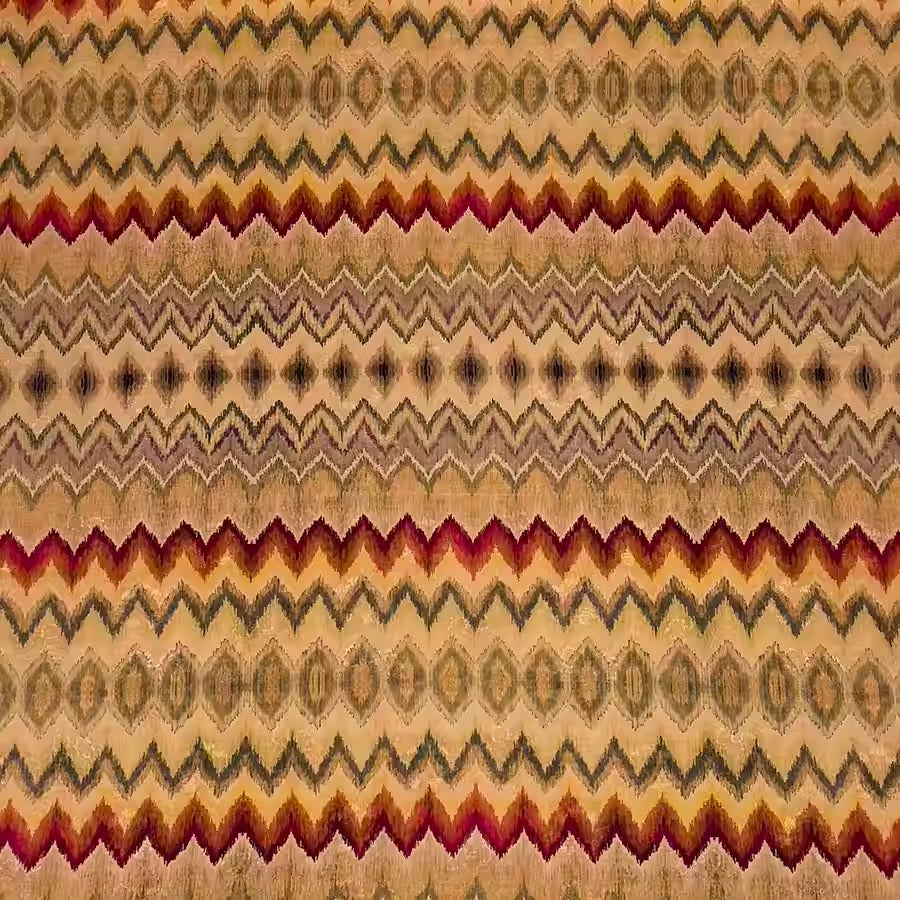 XYHYS 抽象几何- Jacquard HUALUO Hongyunsha silk fabric, 25 momme openwork texthture, 110cm by e Yard