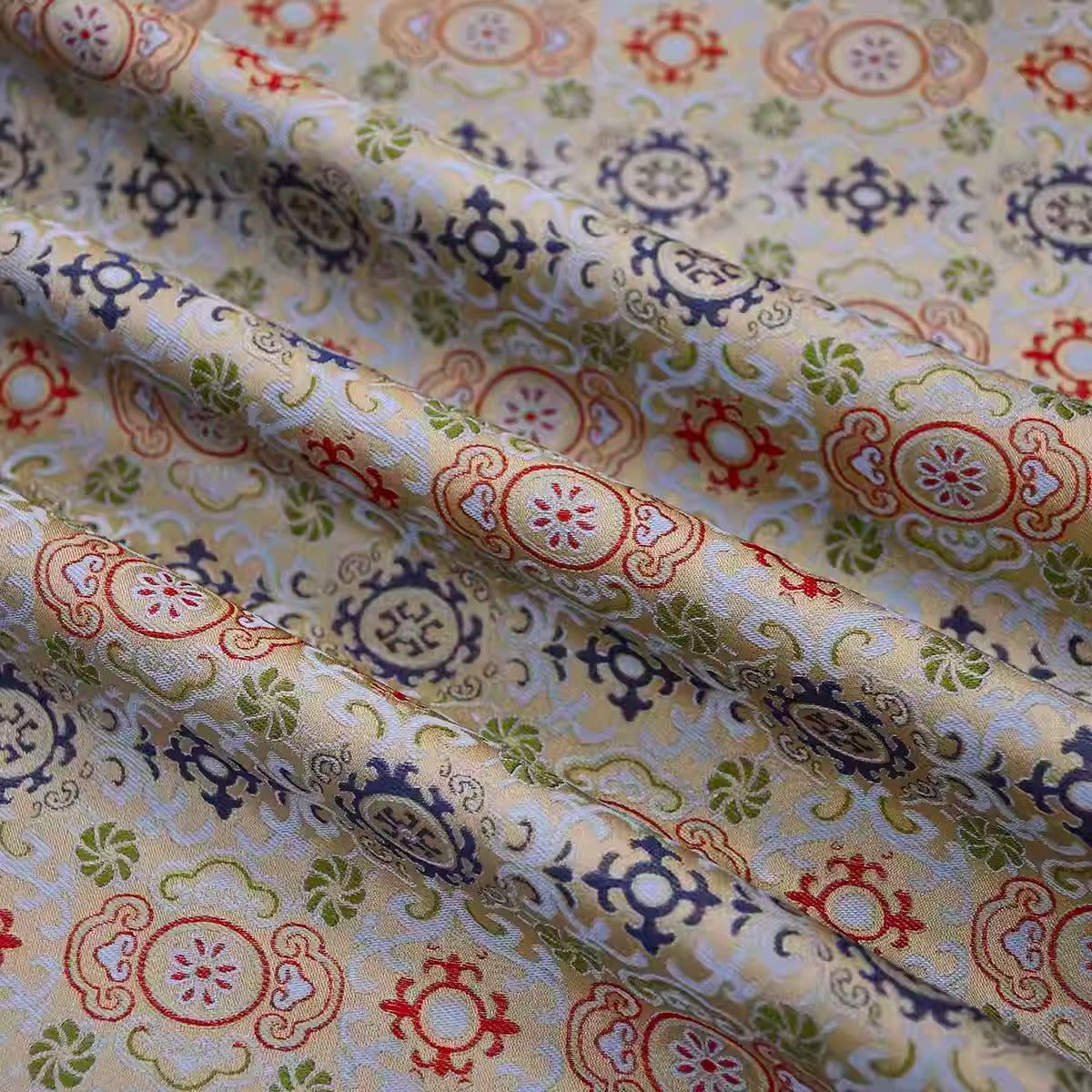 XYLDXSJ008 - Song Brocade 李德喜宋锦, 38 momme 140cm wide by the yard