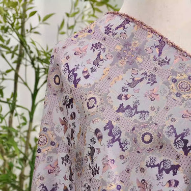 XYLDXSJ001 - Song Brocade 李德喜宋锦, 38 momme 140cm wide by the yard