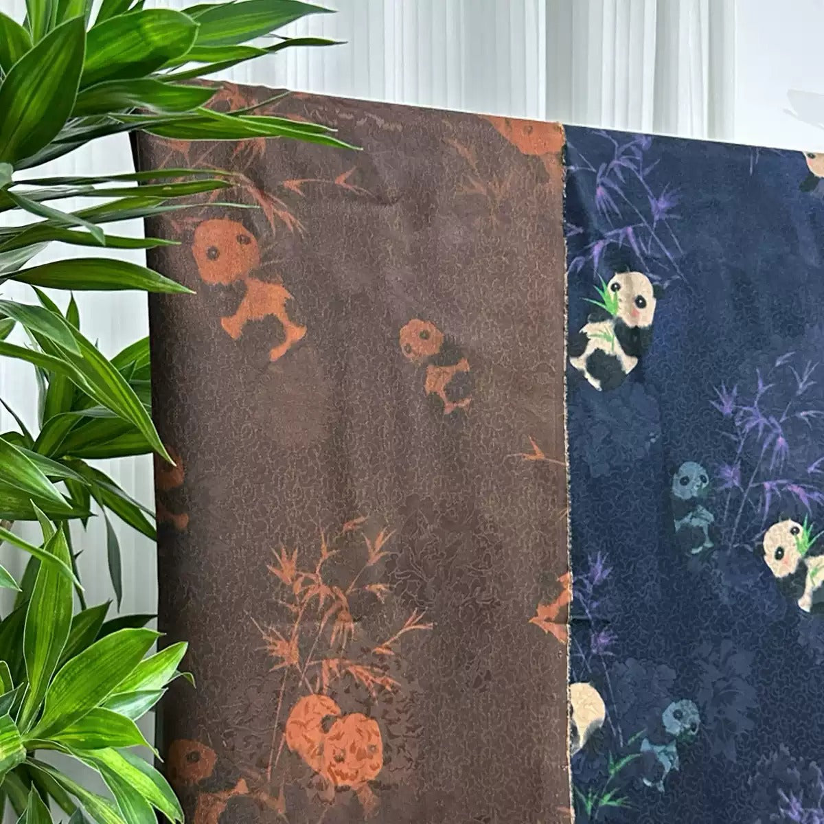 XYXMBZ - Plant dyed HongYunSha Silk fabric, Openwork HUALUO, 25 momme 110cm wide by the Yard