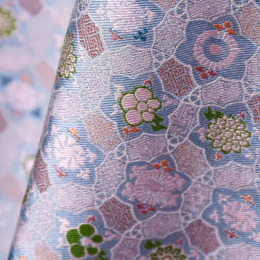 XYLDXSJ002 - Song Brocade 李德喜宋锦, 38 momme 140cm wide by the yard