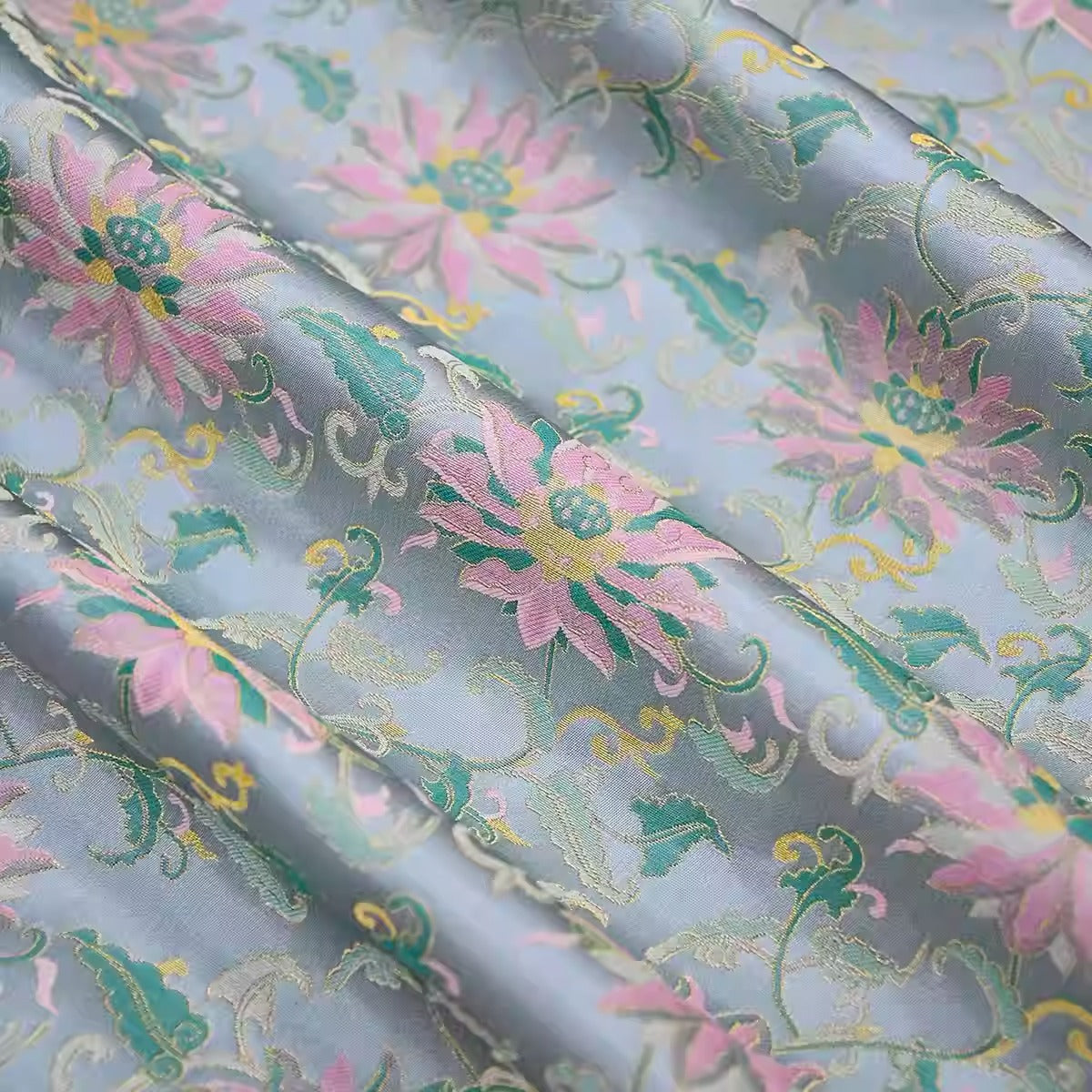 XYLDXSJ004 - Song Brocade 李德喜宋锦, 38 momme 140cm wide by the yard