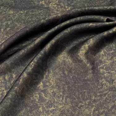 鎏金牡丹 Mud Silk fabric, Jacquard HUALUO, 25 momme 110cm wide by the Yard