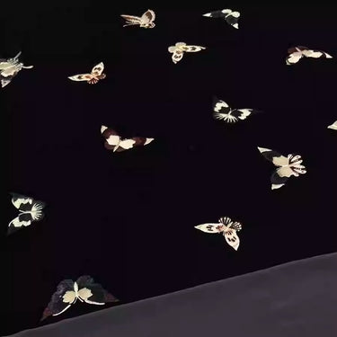 XYYHSR017 - Hot Stamping Metallic Silk Velvet Fabric, 140cm wide by the Yard