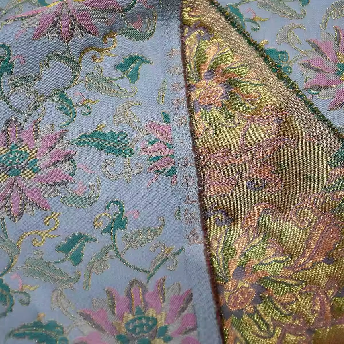 XYLDXSJ004 - Song Brocade 李德喜宋锦, 38 momme 140cm wide by the yard