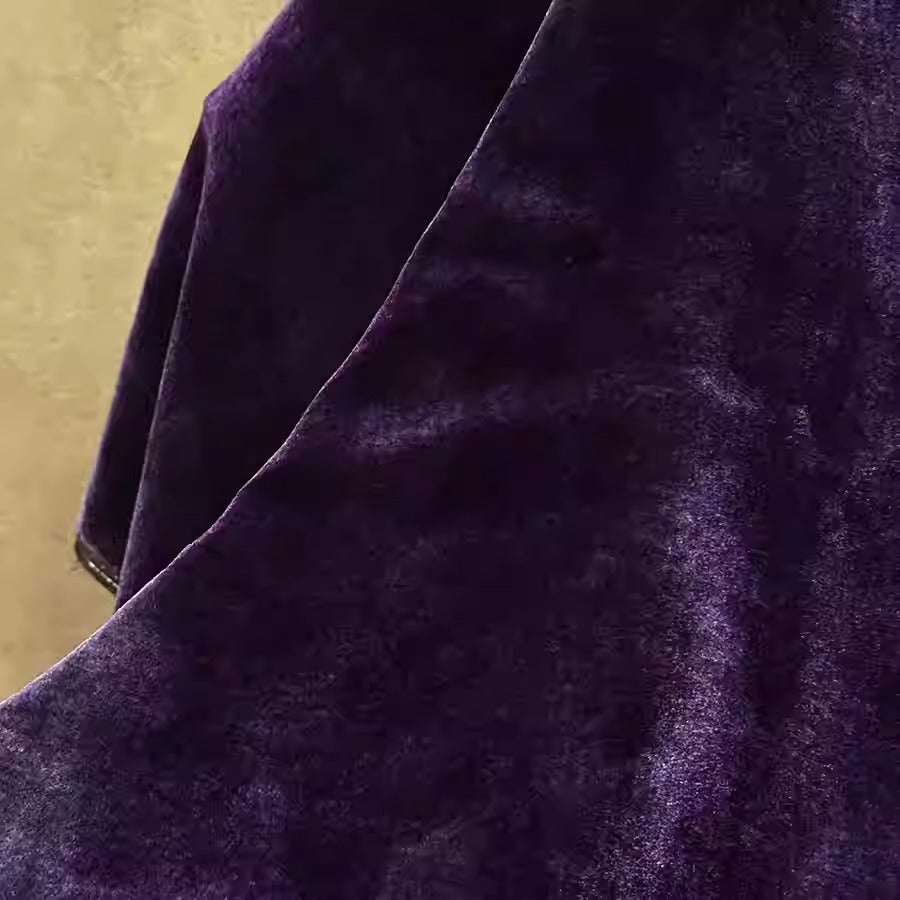 XYYHSR051 - Print Silk Velvet Fabric, 140cm wide by the Yard