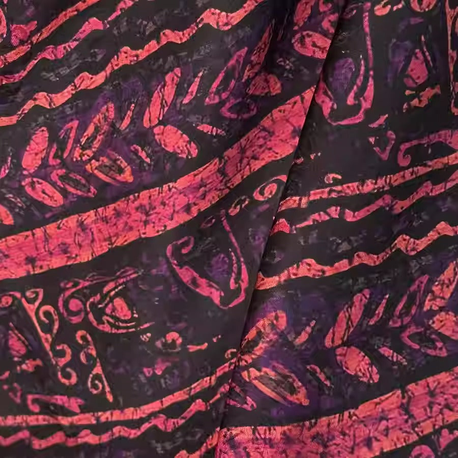 XYHYS 复古传统纹样- Jacquard HUALUO Hongyunsha silk fabric, 25 momme openwork texthture, 110cm by e Yard