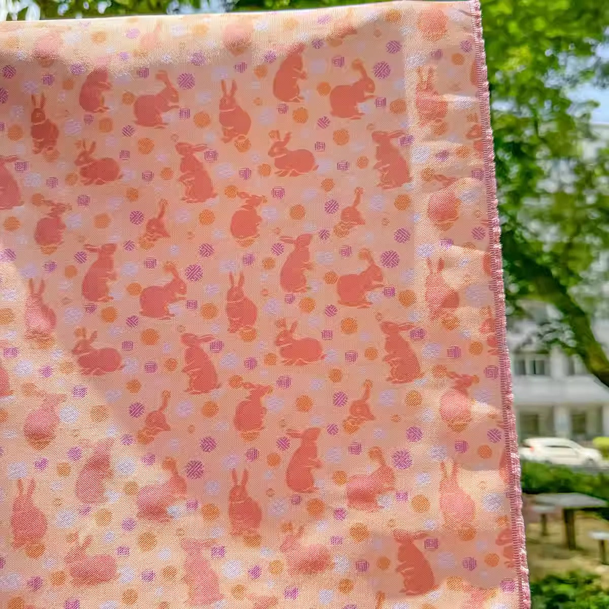 XYLDXSJ018 - Song Brocade 李德喜宋锦, 38 momme 70cm wide by the yard