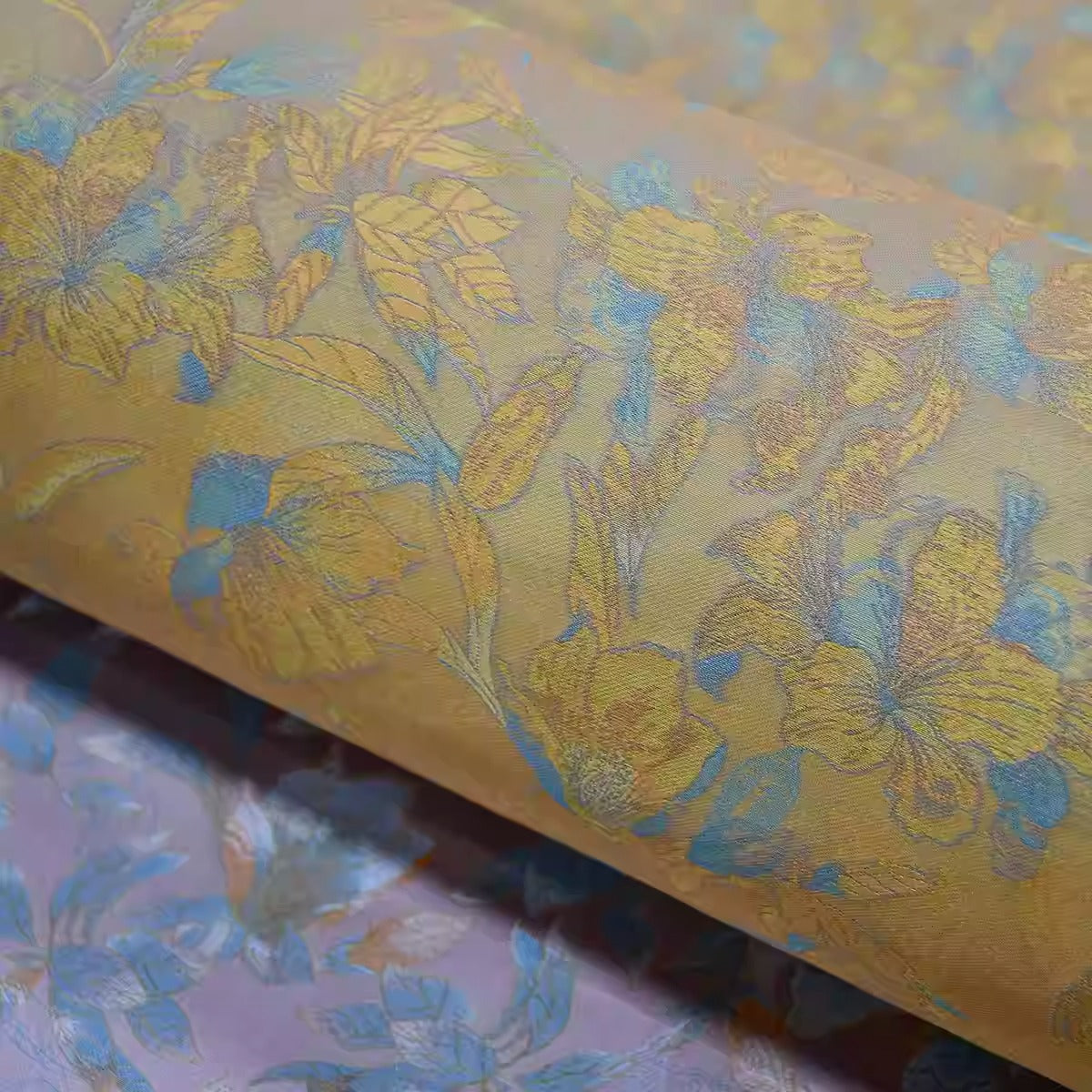 XYLDXSJ007 - Song Brocade 李德喜宋锦, 38 momme 140cm wide by the yard