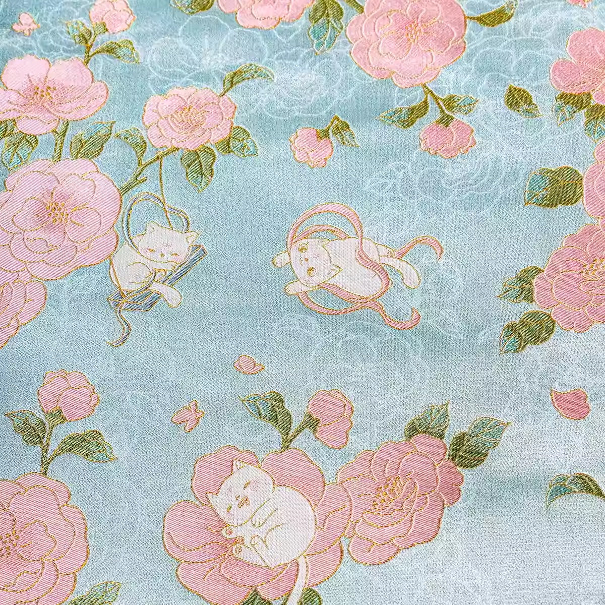 XYLDXSJ011 - Song Brocade 李德喜宋锦, 38 momme 140cm wide by the yard