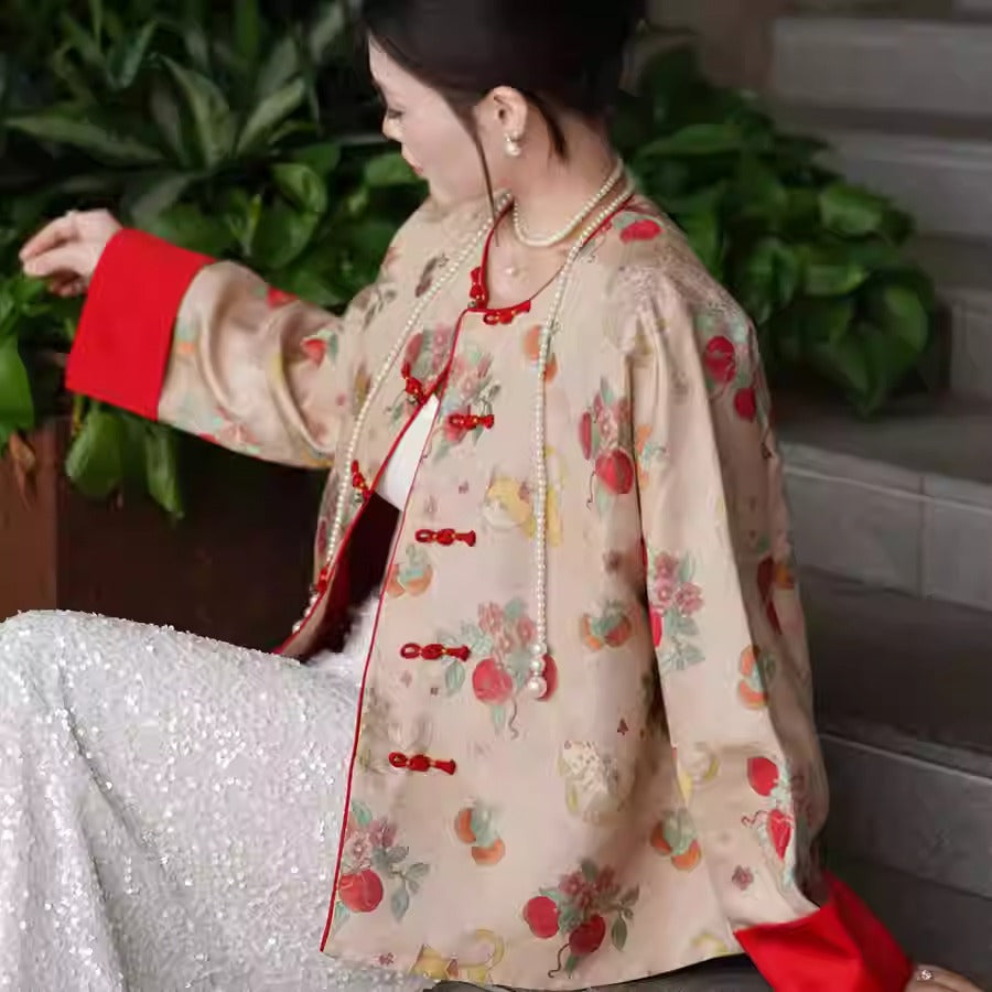 XYLDXSJ003 - Song Brocade 李德喜宋锦, 38 momme 140cm wide by the yard