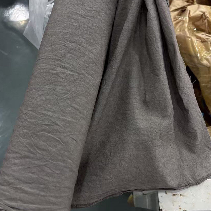 Japanese sun-dried linen cotton fabric color reference 18