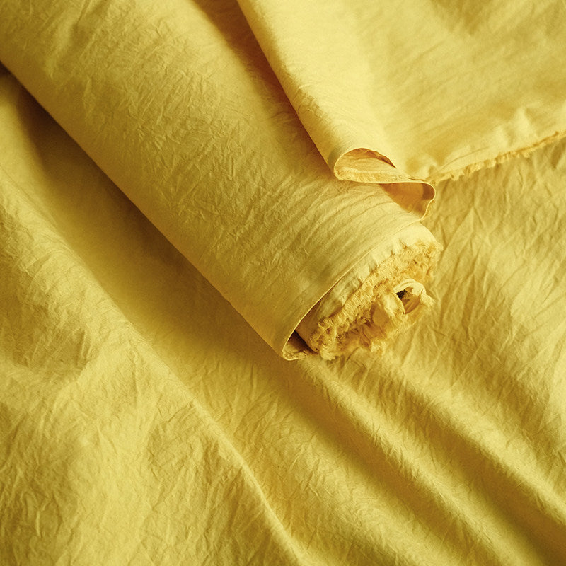 Japanese sun-dried linen cotton fabric color range