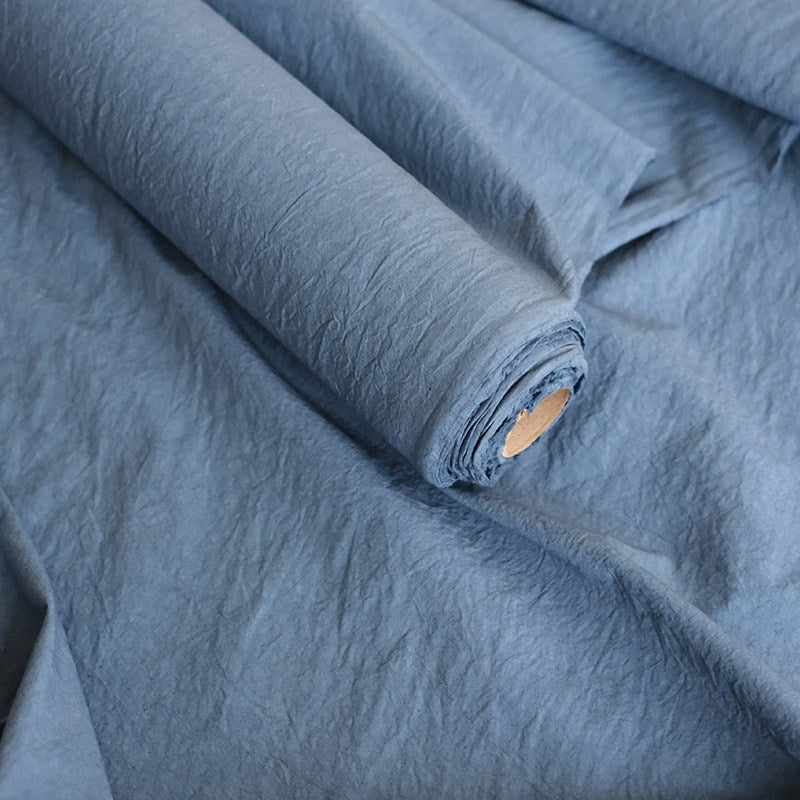 Japanese sun-dried linen cotton fabric drape