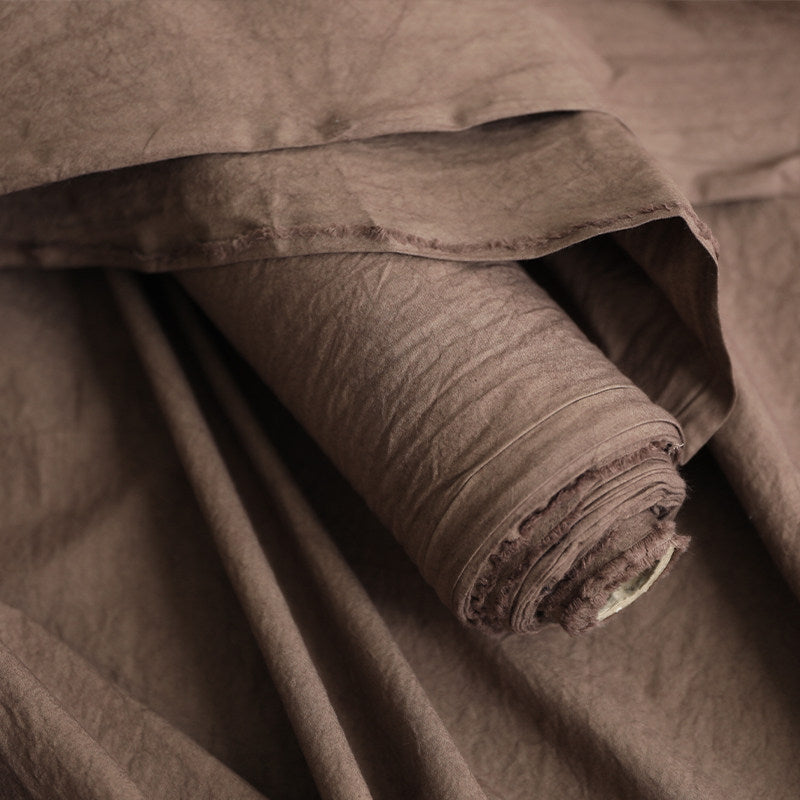Japanese sun-dried textured cotton fabric color reference 2
