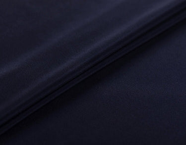 30 momme Black Navy blue Heavy Silk Crepe de Chine Fabric - 140cm wide by 1 Yard