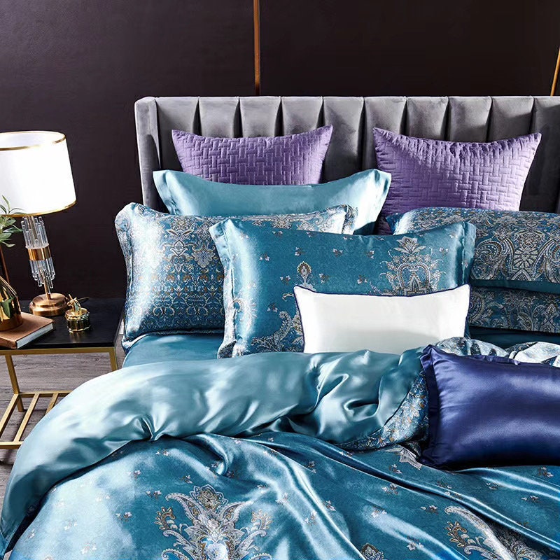 Nights in Arab - 16 Momme 100% Silk Bedding 4pcs Suite