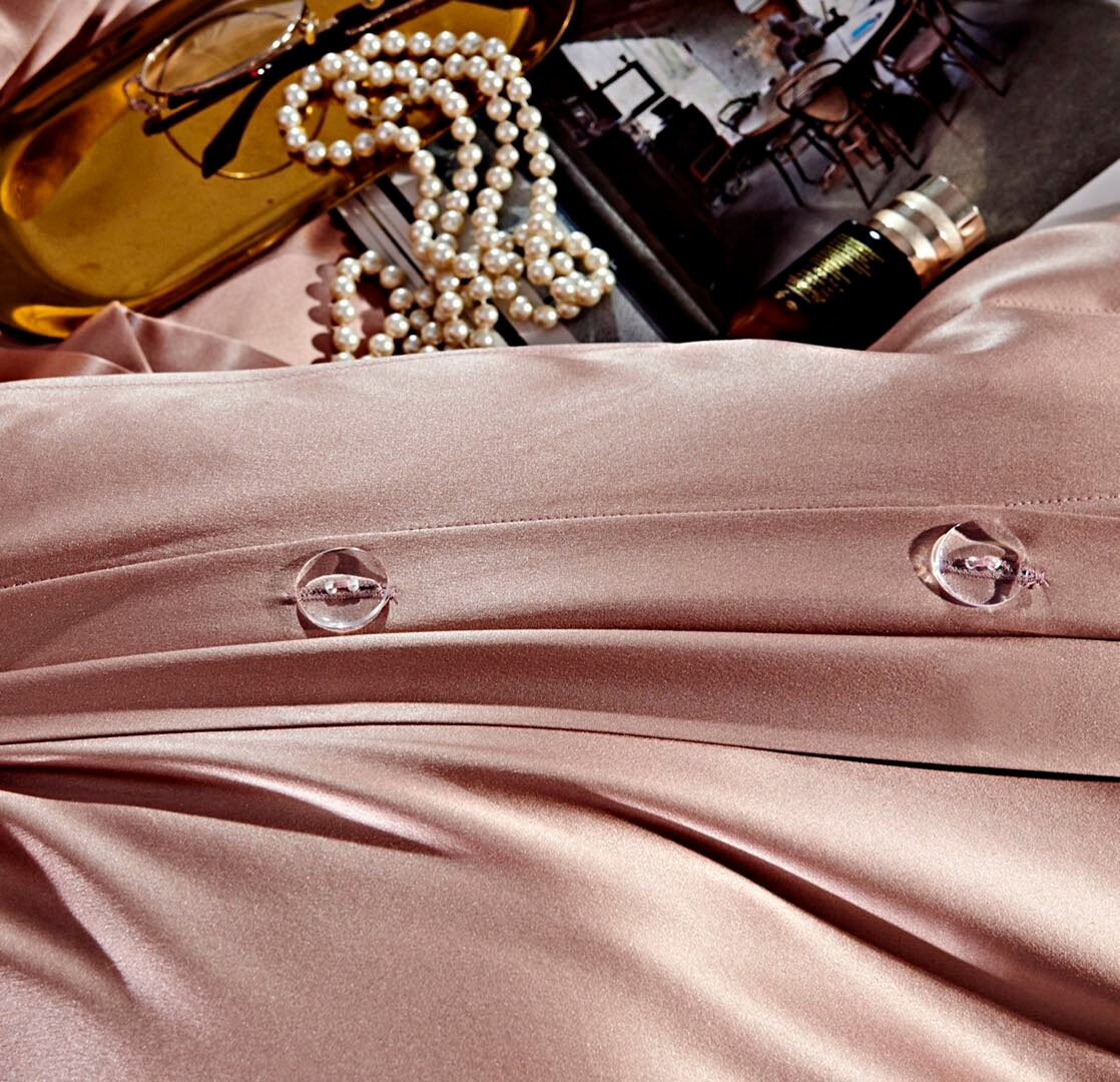 SWEET PINK - 30 Momme Silk Duvet Cover