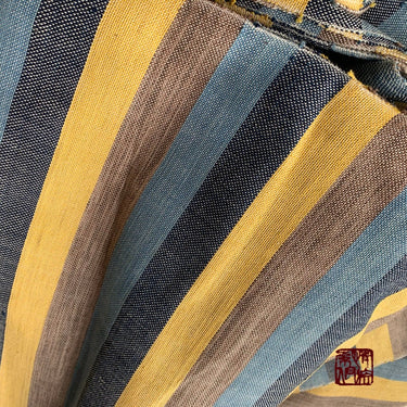 CTDUOCAI - Natural Plant Dye Earth Tone Hand Woven Cotton Fabric - 40cm by the Yard