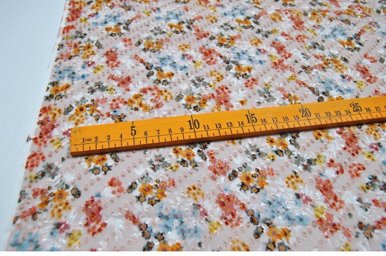 JFHXYXH - Beautiful Special Cut Flower Silk Burnout Fabric - 140cm wide by the Yard