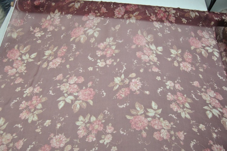 FUGUHUA - 5.5 Momme Silk Chiffon Fabric - 140cm wide by the Yard