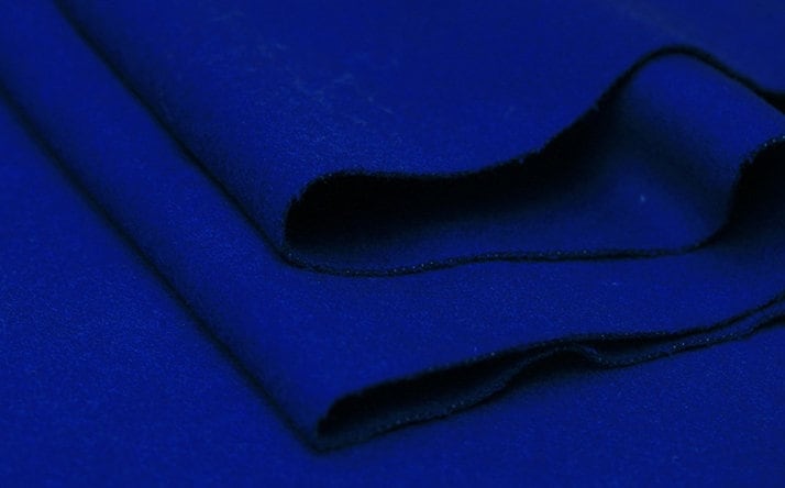 Royal Blue Double Faced Cashmere Wool Fabric - 150cm wide by the Yard