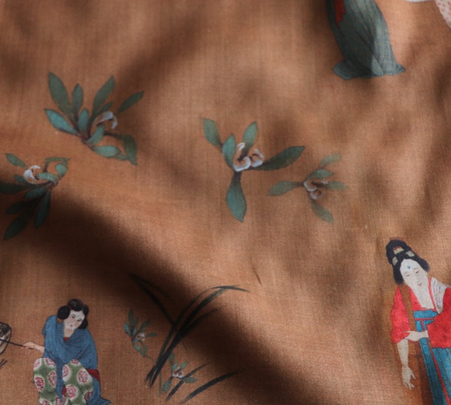 DAOLIANTU - Digital Printing Ramie Fabric-By the Yard