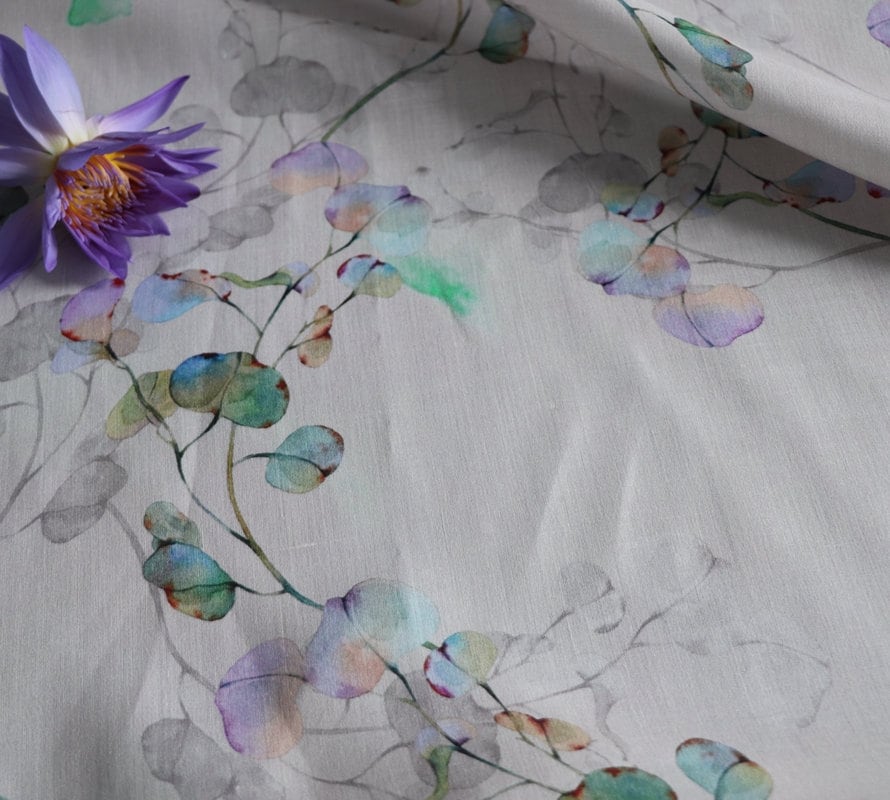 ZISITENG - Digital Printing 42 Thread Count Ramie Fabric - 140cm wide by the Yard