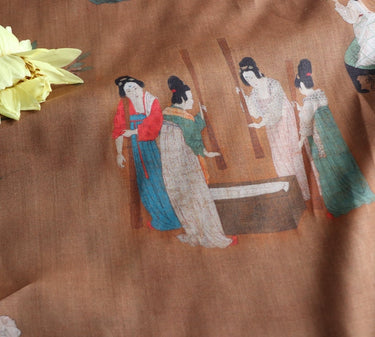 DAOLIANTU - Digital Printing Ramie Fabric-By the Yard