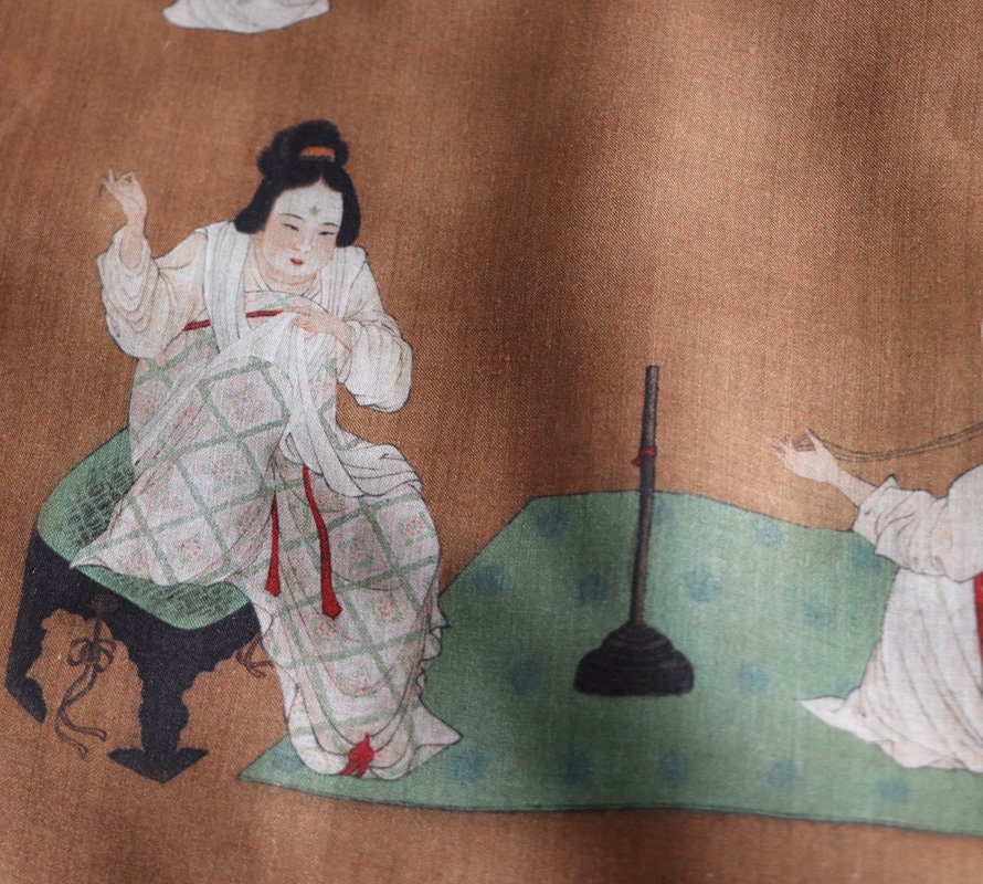 DAOLIANTU - Digital Printing Ramie Fabric-By the Yard