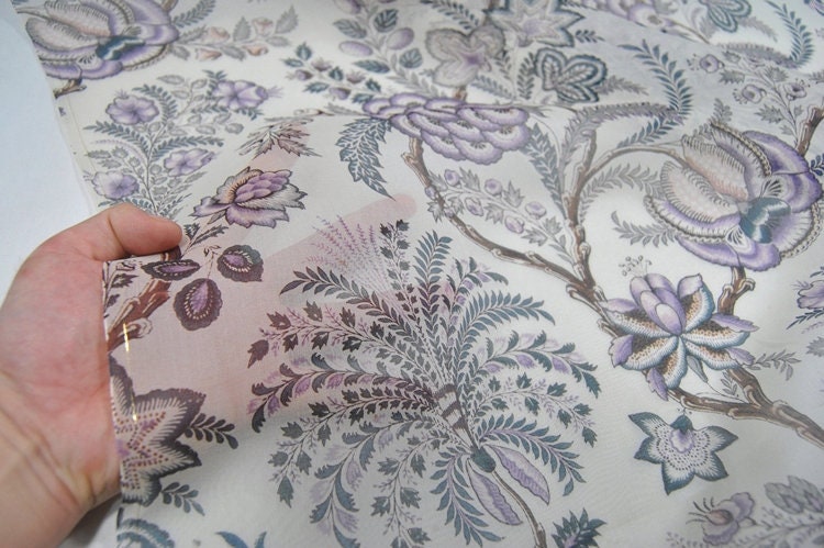 Silk Organza Floral Print Fabric By the Yard