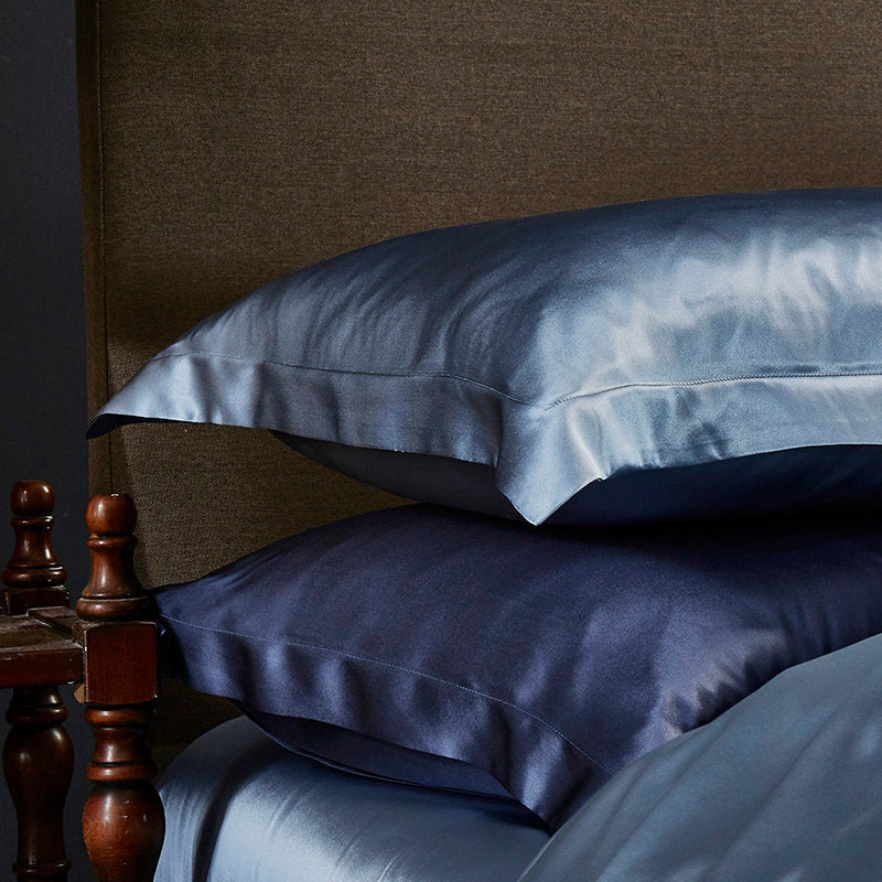 DUST BLUE - 30 Momme Mulberry Silk Pillowcase