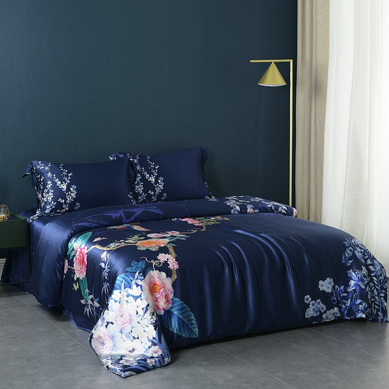 RUMENG - 19 Momme Silk Bedding Suite 4pcs