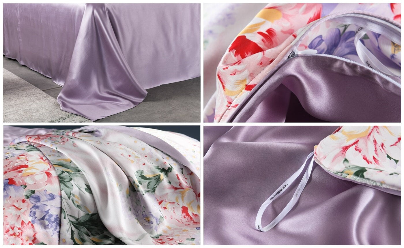 DANZI - 19 Momme Silk Bedding Suite 4pcs
