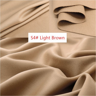 40 Colors - Double Faced Cashmere Wool Fabric - 150cm wide by the Yard
