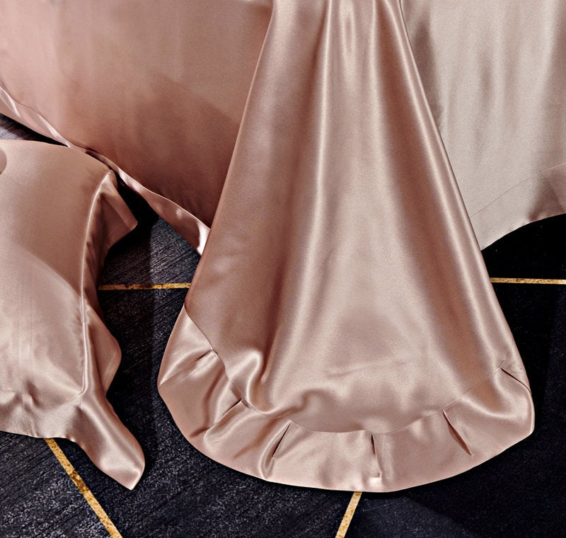 ANNA PINK - Silk Duvet Cover made in 30 Momme 100% Mulberry Silk