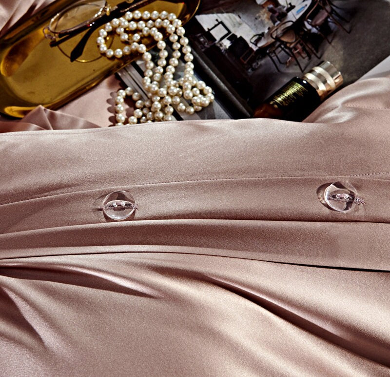 ANNA PINK - Silk Duvet Cover made in 30 Momme 100% Mulberry Silk