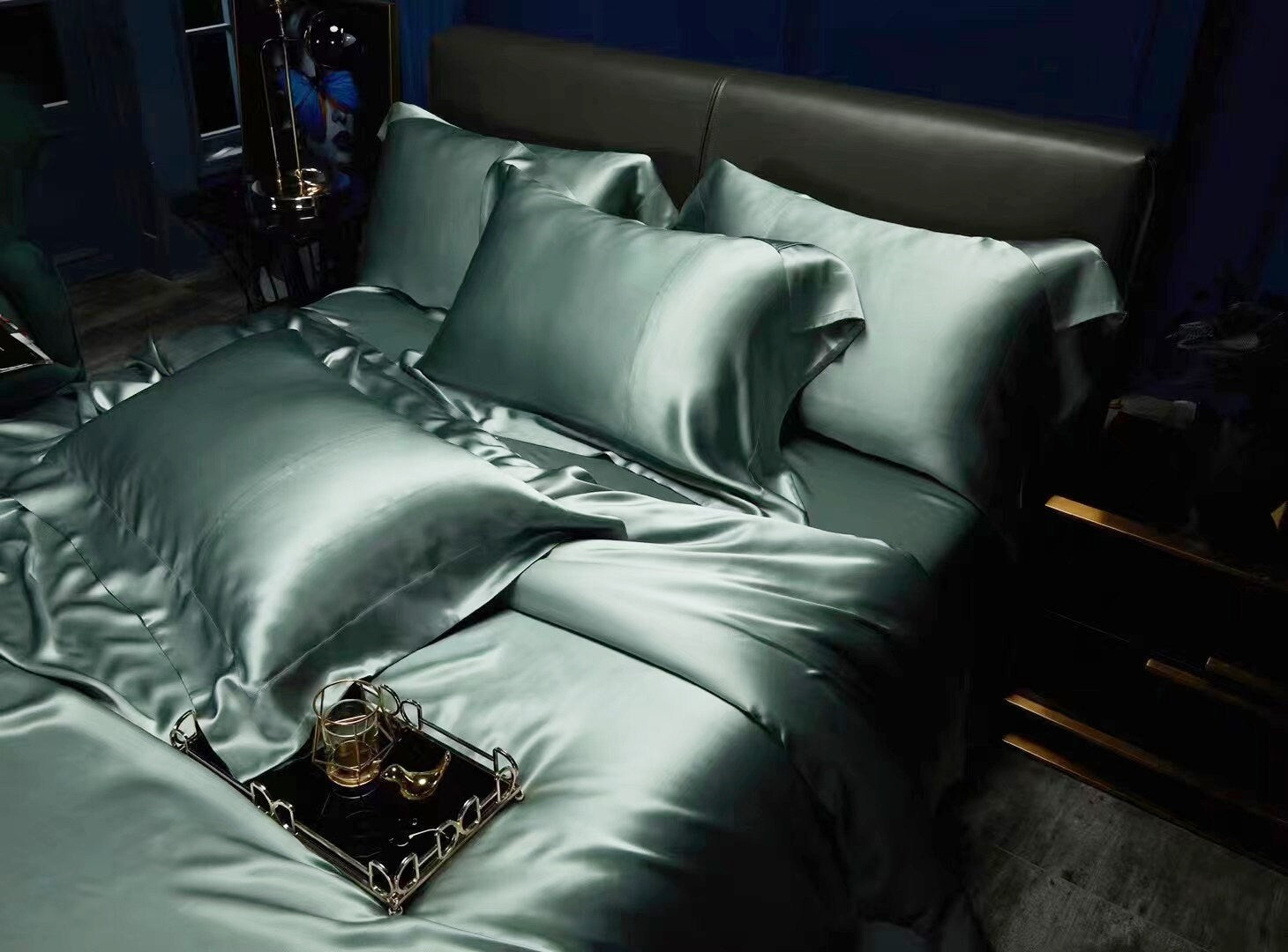 MOCHA - Silk Duvet Cover made in 30 Momme 100% Mulberry Silk