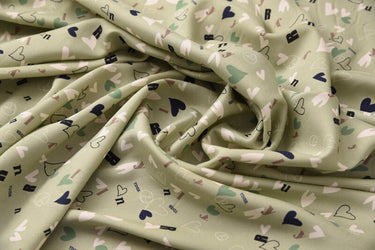 MINT GREEN - 19 Momme Stretchy Double Joe Silk Fabric - 140cm wide by the Yard