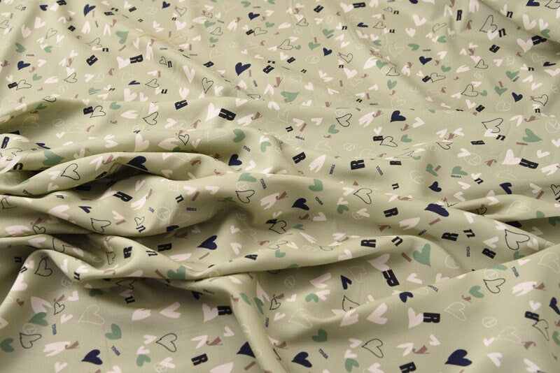 MINT GREEN - 19 Momme Stretchy Double Joe Silk Fabric - 140cm wide by the Yard