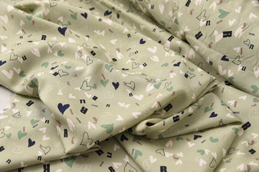 MINT GREEN - 19 Momme Stretchy Double Joe Silk Fabric - 140cm wide by the Yard