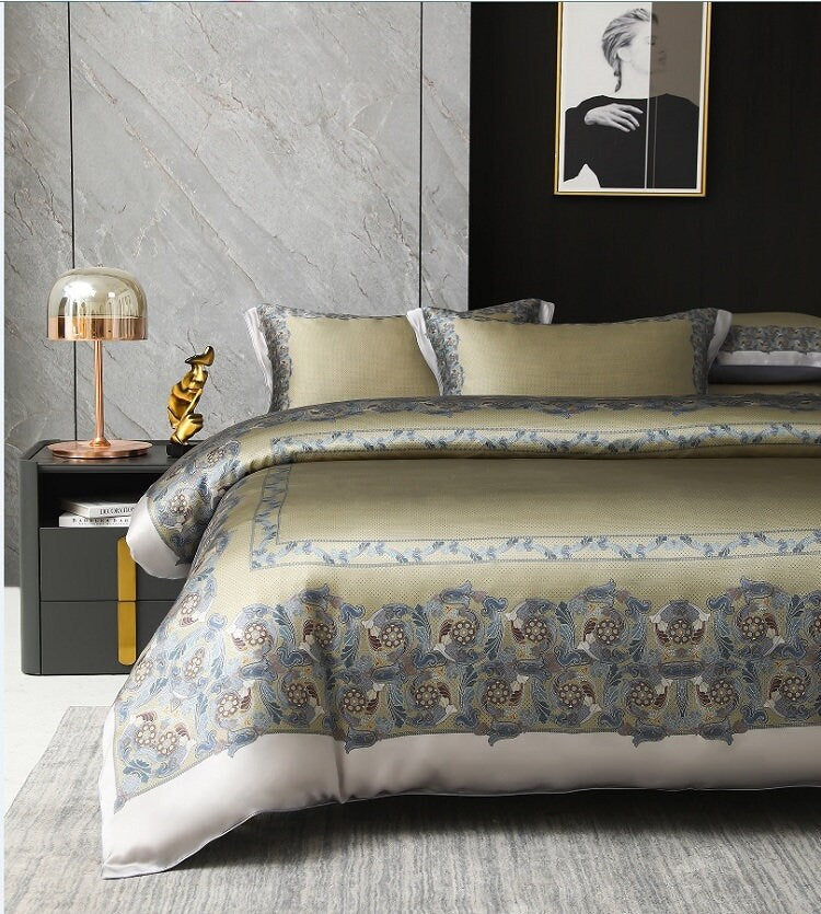 FUQI DUODUO - 16 Momme 100% Silk Bedding 4pcs Suite