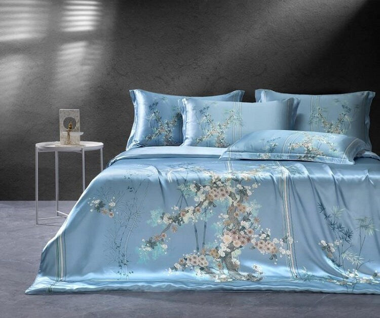XI QUE - 16 Momme 100% Silk Bedding 4pcs Suite